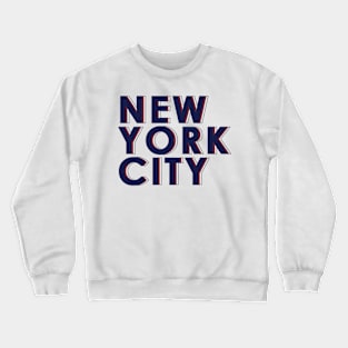 New York City Text Crewneck Sweatshirt